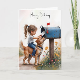 Anniversaire fille envoyer une carte