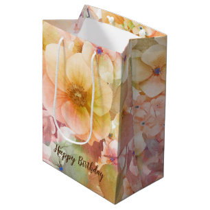 Anniversaire Floral Jardin Moyen Cadeau Sac