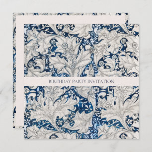 ANNIVERSAIRE INVITATION : WILLIAM MORRIS