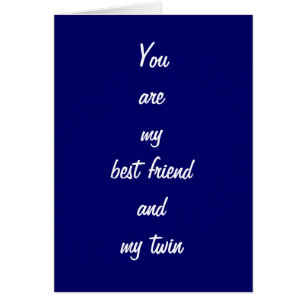 ANNIVERSAIRE JUMEAU=MEILLEUR AMI ET PLUS GRANDE BÉ