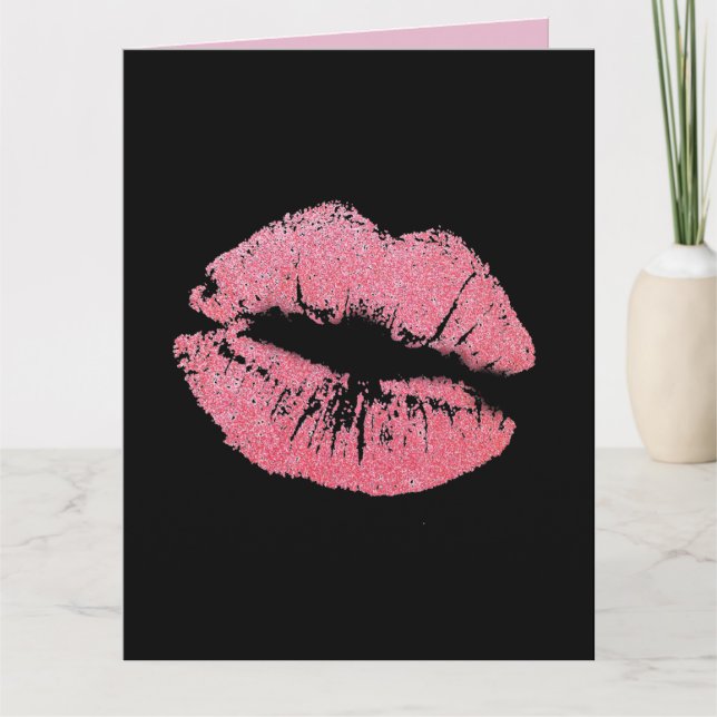 ANNIVERSAIRE KISS GRANDE CARTE DE SALUT (Devant)