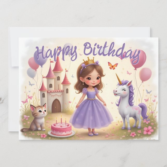 Anniversaire magique dans un monde de contes de fé (Devant)