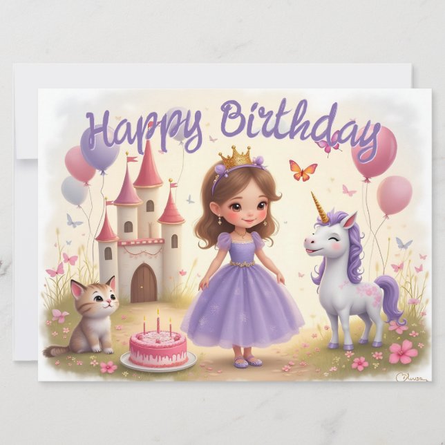 Anniversaire magique dans un monde de contes de fé (Devant)