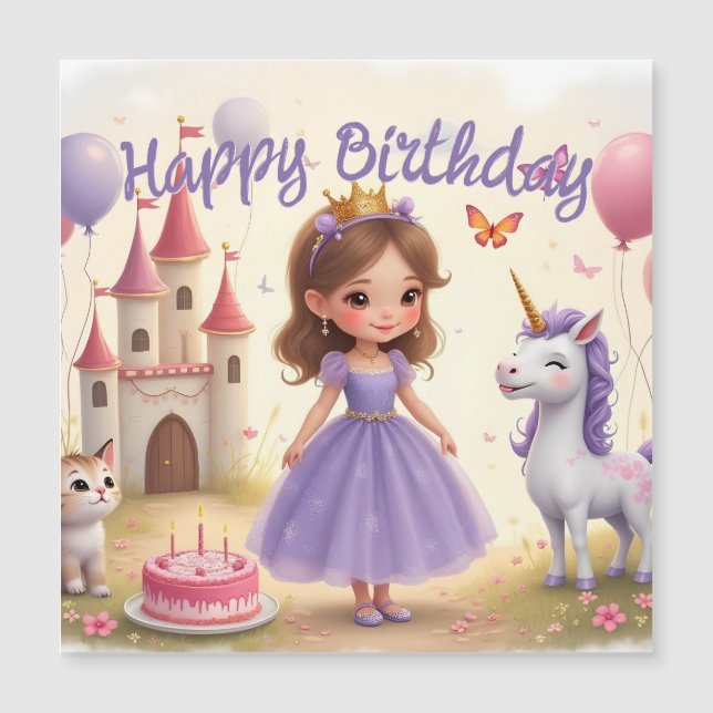 Anniversaire magique dans un monde de contes de fé (Devant)