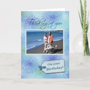 Anniversaire - Modèle Carte photo