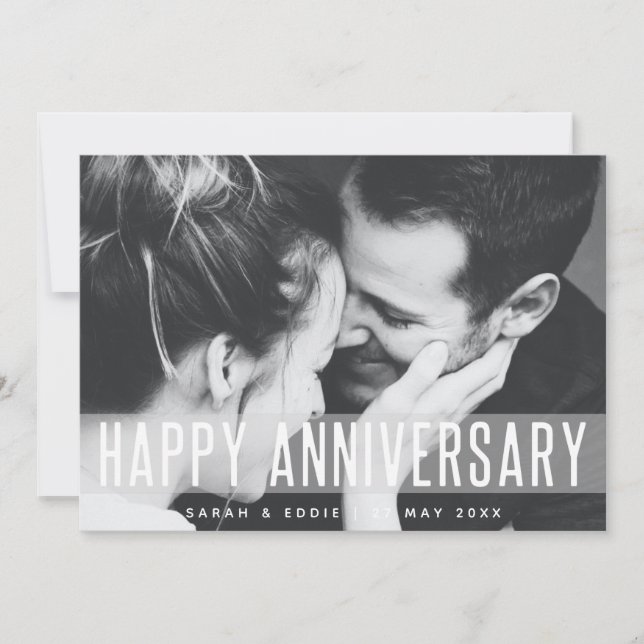 Anniversaire moderne | Photo Love Happy Couples No (Devant)