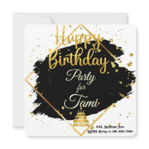 Anniversaire Or & Noir