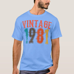 Anniversaire Papa Vintage 1981 T-shirt