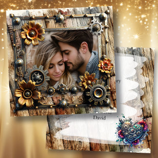 Anniversaire personnalisé du cool Steampunk