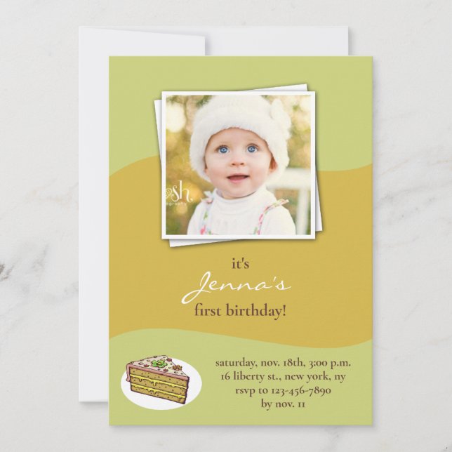 Anniversaire Photo Appartement Invitation (Devant)