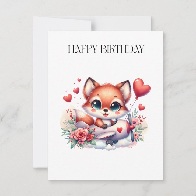 Anniversaire Pilote Renard (Devant)