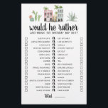 Anniversaire Plutôt éditable jeu<br><div class="desc">Achetez ce jeu à thème de voyage modifiable et profitez de la haute qualité de la carte Will He Plutôt pour votre événement! C'est un modèle de jeu,  Vous pouvez changer les questions comme vous le souhaitez! Aquarelle de voyage thème design.</div>