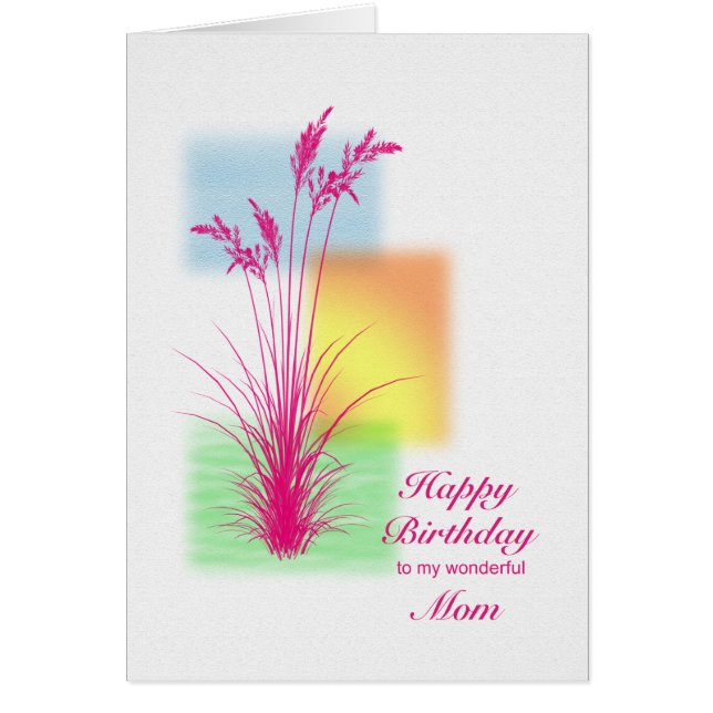 Anniversaire pour maman, scène d'herbe (Devant)