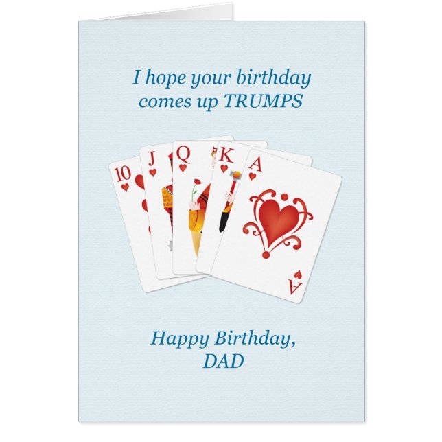 Anniversaire pour papa, Hearts Full House (Devant)