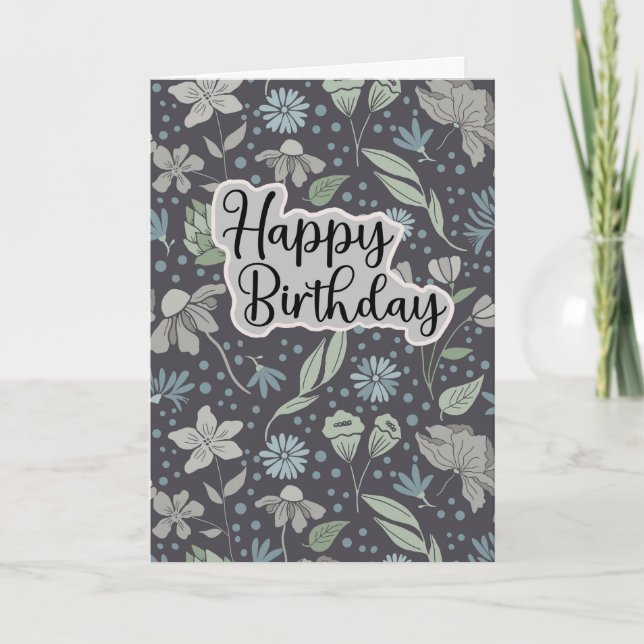 Anniversaire sentimental sur le modèle floral Arri (Devant)