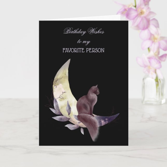 Anniversaire Souhaite À Ma Carte De Personne Préfé (Orchidée)