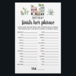 Anniversaire Terminer son phrase Anniversaire jeu<br><div class="desc">Achetez ce jeu à thème de voyage modifiable et profitez de la haute qualité Finissez sa carte de phrase pour votre événement! Aquarelle de voyage thème design.</div>