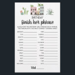 Anniversaire Terminer son phrase Anniversaire jeu<br><div class="desc">Achetez ce jeu à thème de voyage modifiable et profitez de la haute qualité Finissez sa carte de phrase pour votre événement! Aquarelle de voyage thème design.</div>