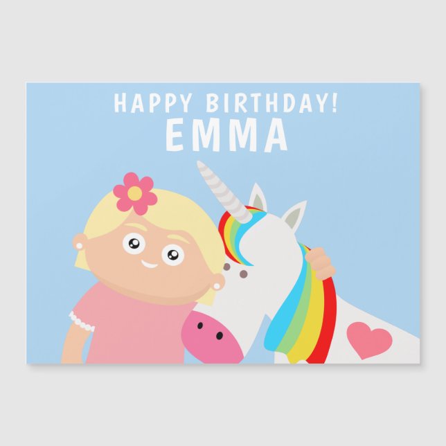 Anniversaire Unicorn (Devant)