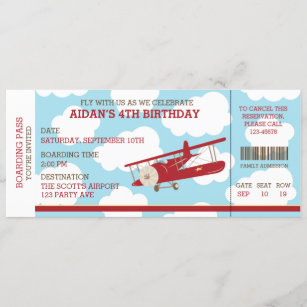 Cadeaux Billet Avion Zazzle Fr
