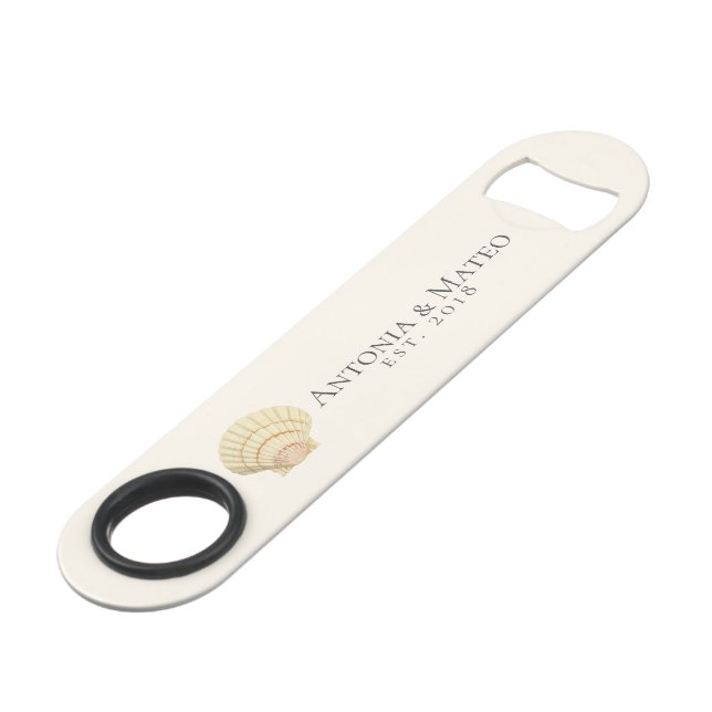 Anniversaire vintage du Mariage de coquillage de S (Devant angulaire)