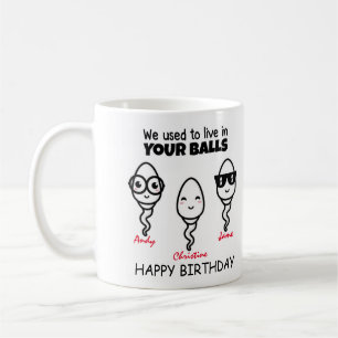 Anniversaire vivait dans vos boules Café Mug