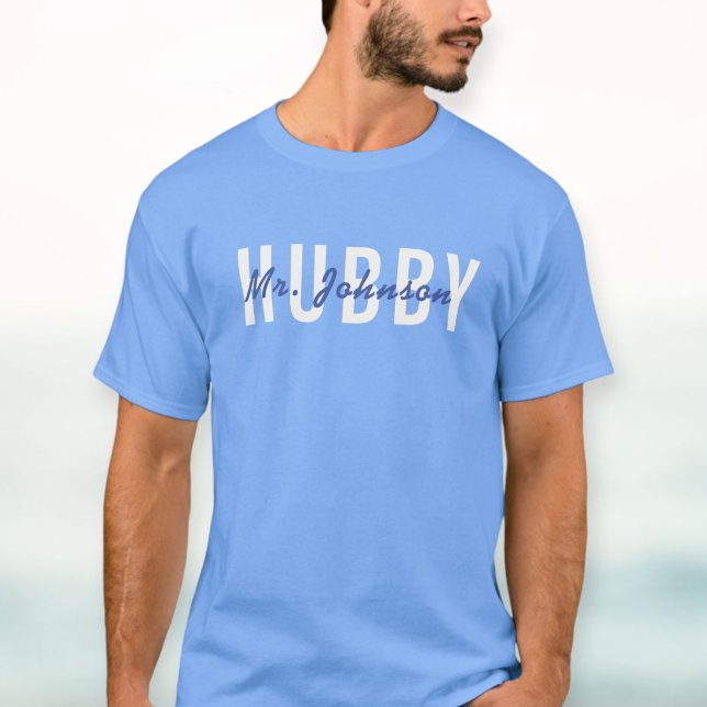 Anniversary printed t-shirt /hubby shirt (Créateur téléchargé)
