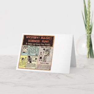 Annonce de bande dessinée - carte de voeux