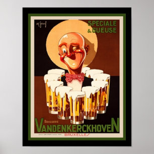 Annonce de bière Art Déco 1930