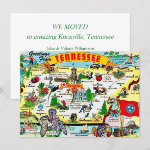 Annonce de changement d'adresse dans le Tennessee
