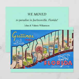 Annonce de déménagement à Jacksonville FL