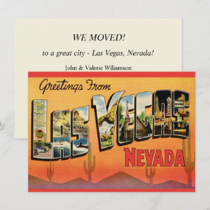 Annonce de déménagement à Las Vegas NV