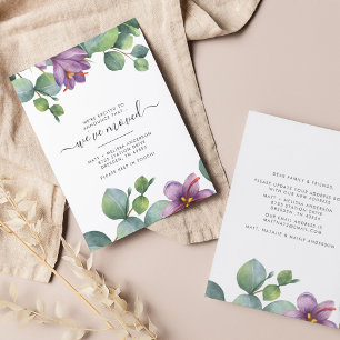 Annonce de déménagement au budget Eucalyptus