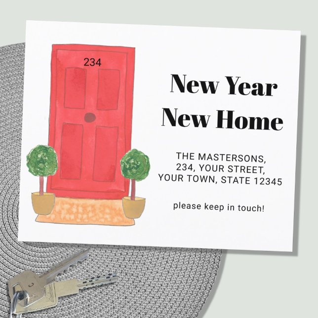 Annonce de déménagement dans une nouvelle maison é (Créateur téléchargé)