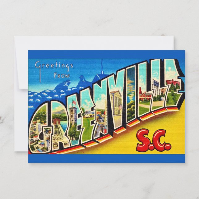 Annonce de déménagement de la carte de Greenville  (Devant)