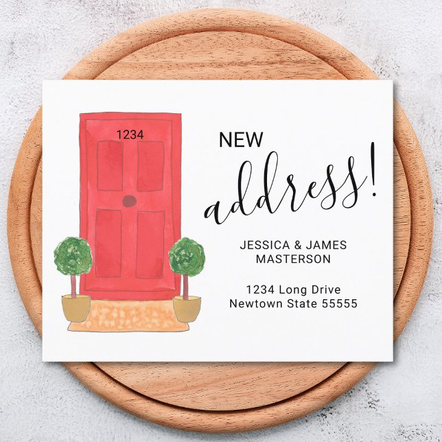 Annonce de déménagement de porte rouge budgétaire  (Créateur téléchargé)