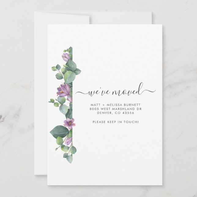 Annonce de déménagement Eucalyptus (Devant)