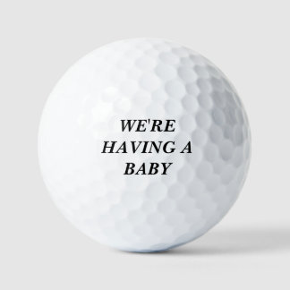 Annonce de grossesse Balle de Golf