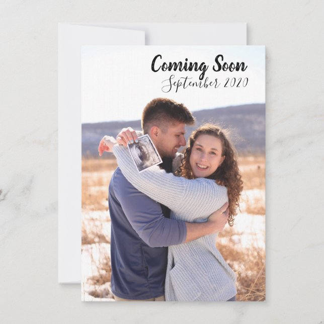 Annonce de grossesse / Invitation à une fête de bé (Devant)