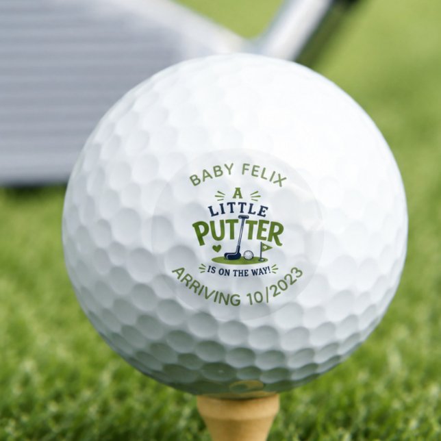Annonce de grossesse Little Putter Balle de Golf (Créateur téléchargé)