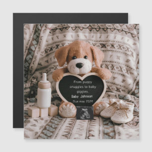 Annonce de grossesse pour les amoureux des chiens 
