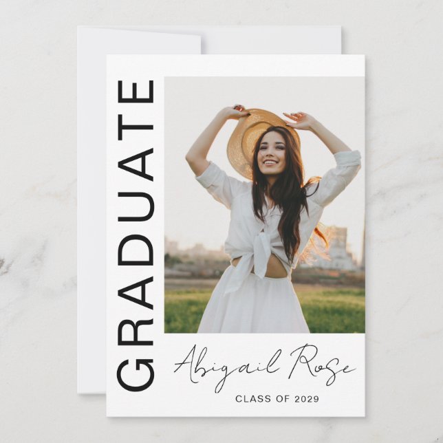 Annonce de la carte photo verticale moderne 2023 (Devant)