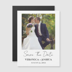 Annonce de mariage minimaliste pour sauvegarde de