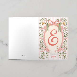 Annonce de naissance - Princesse aux cygnes