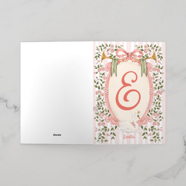 Annonce de naissance - Princesse aux cygnes (Mise à l'extérieur)
