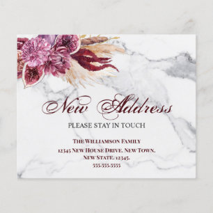  Annonce de nouveau déménagement adresse Fleurs de