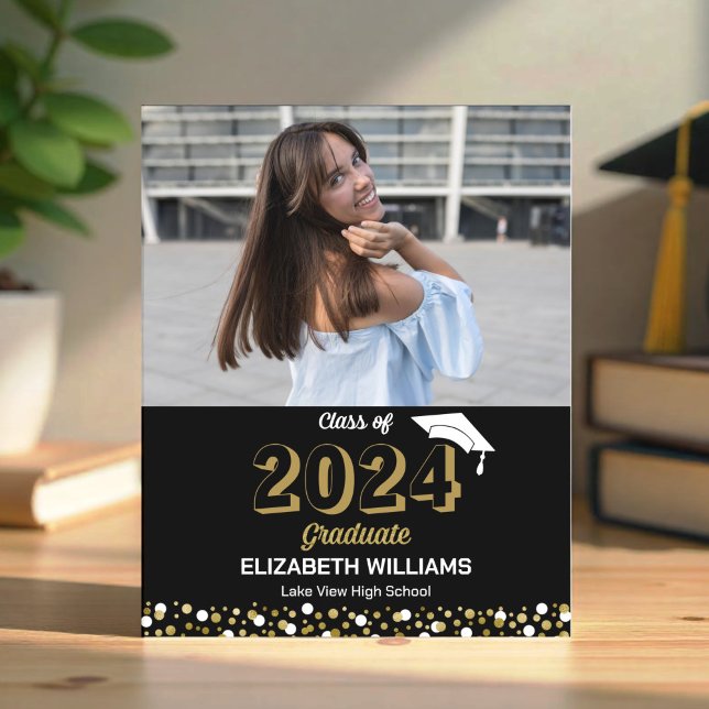 Annonce de remise des diplômes avec photo et scrip (Créateur téléchargé)