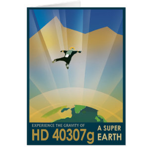 Annonce de voyage Sci-Fi, Planet HD 40307g