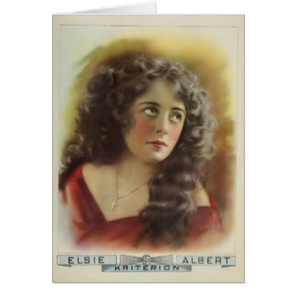 Annonce d'exposant de film silencieux d'Elsie