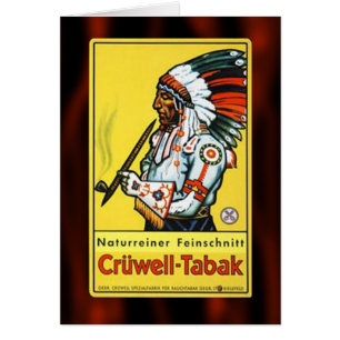 Annonce naturelle vintage de tabac